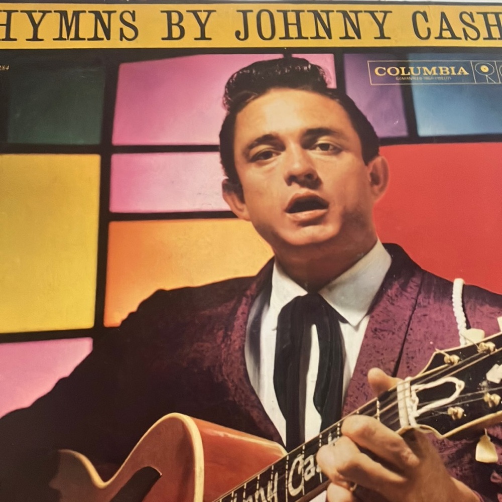 Columbia Johnny Cash Hymns Album - Multicolor Cover